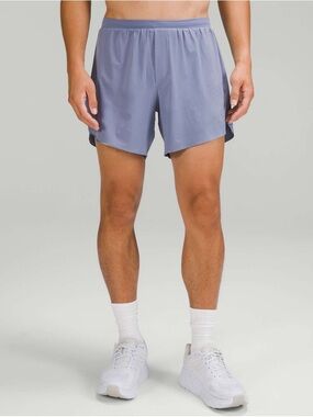 Lululemon Fast and Free Men’s Lined Short 6" | Peri Purple | Size Small